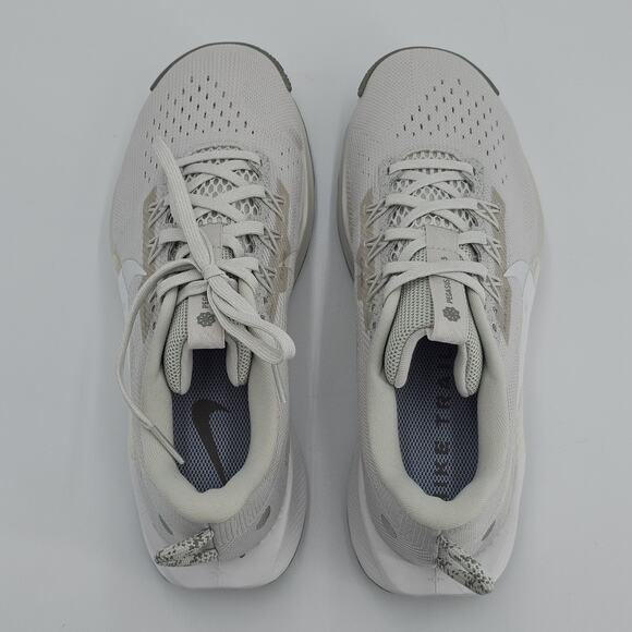 NEW Nike Womens 8 ReactX Pegasus Trail 5 Bone Army Green Running Shoes - Picture 8 of 16